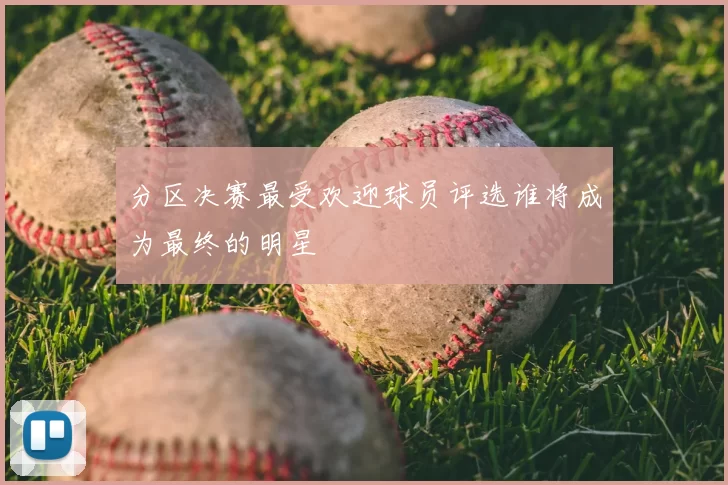 分区决赛最受欢迎球员评选谁将成为最终的明星