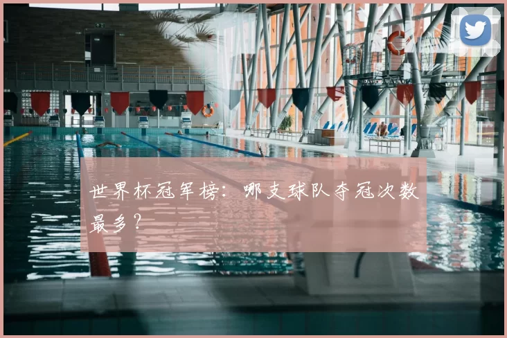 世界杯冠军榜：哪支球队夺冠次数最多？